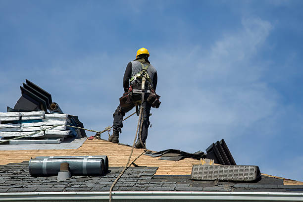 Professional Roofing technician working in Otter Rock, OR